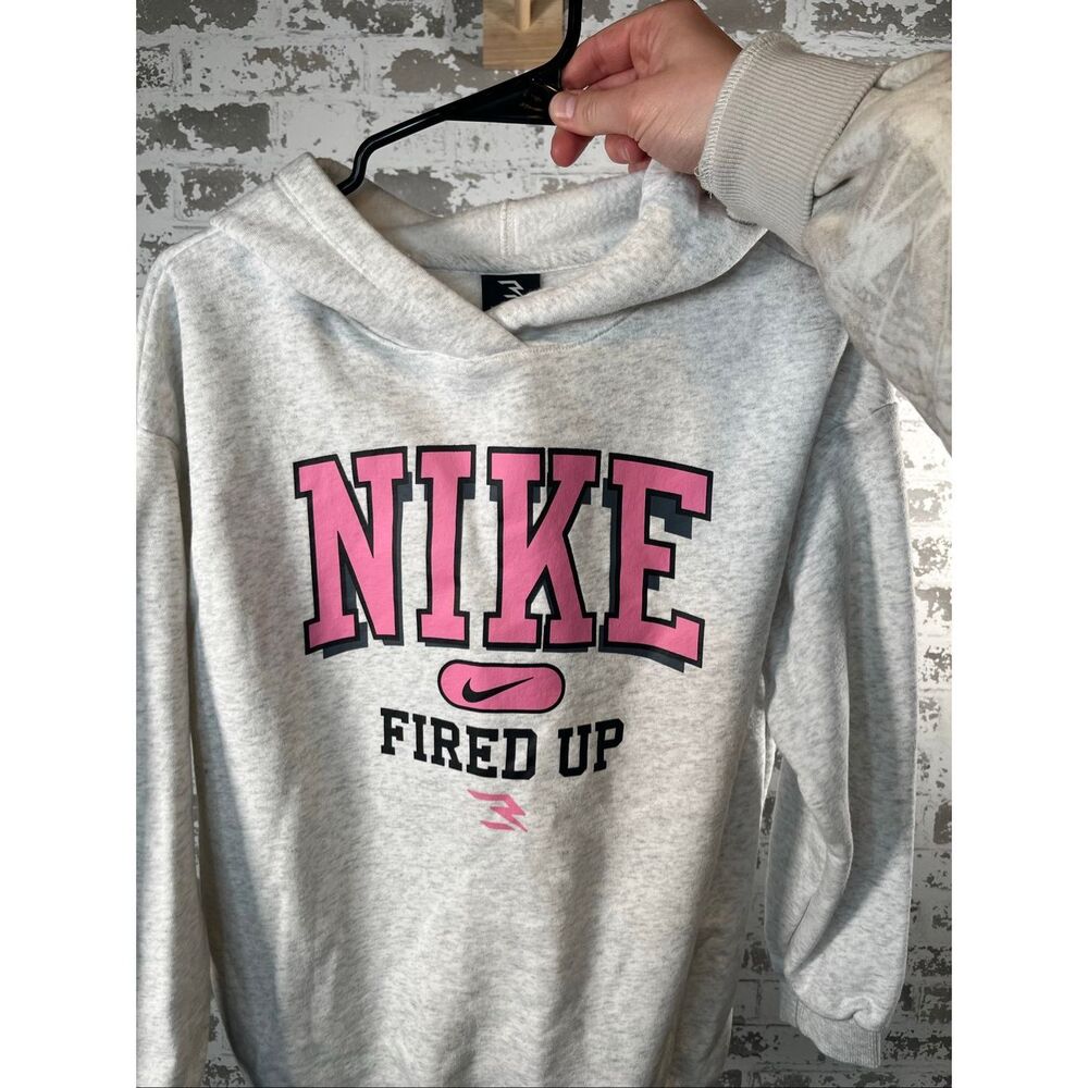 Nike | kids gray athletic hoodie 3 brand